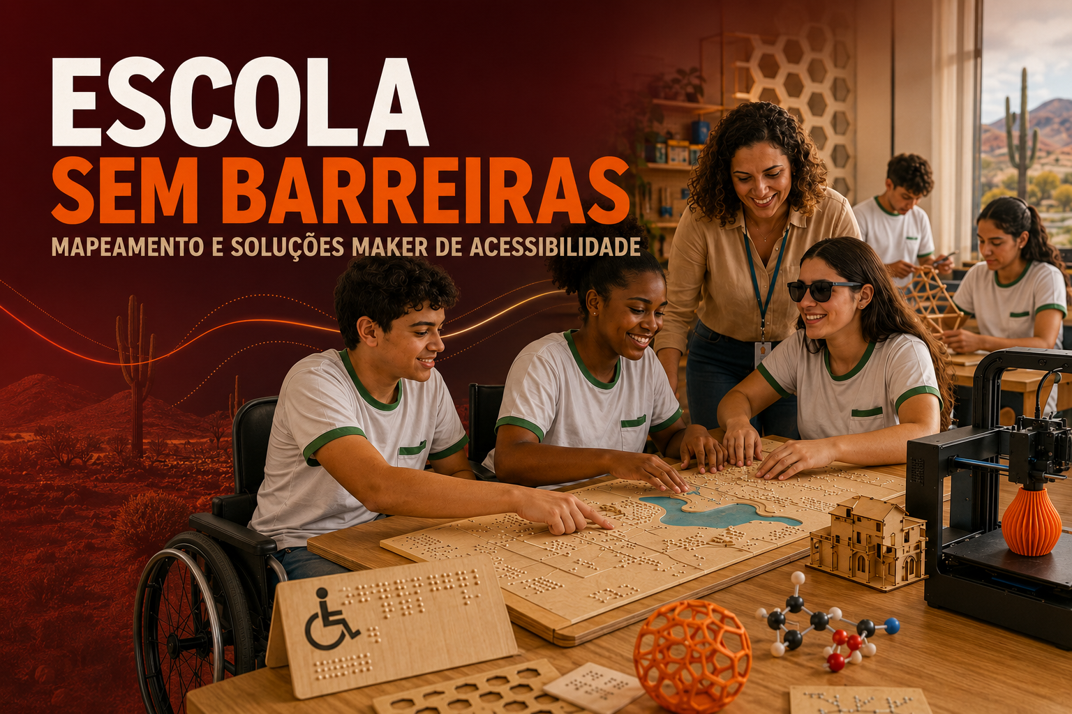 ESCOLA SEM BARREIRAS: Mapeamento e Soluções Maker de Acessibilidade